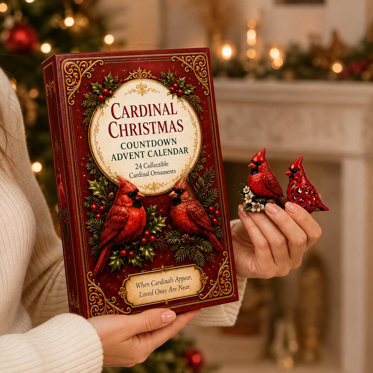 High-quality  model✨Cardinal Christmas 24-Day Countdown Calendar – Limited Anniversary Edition