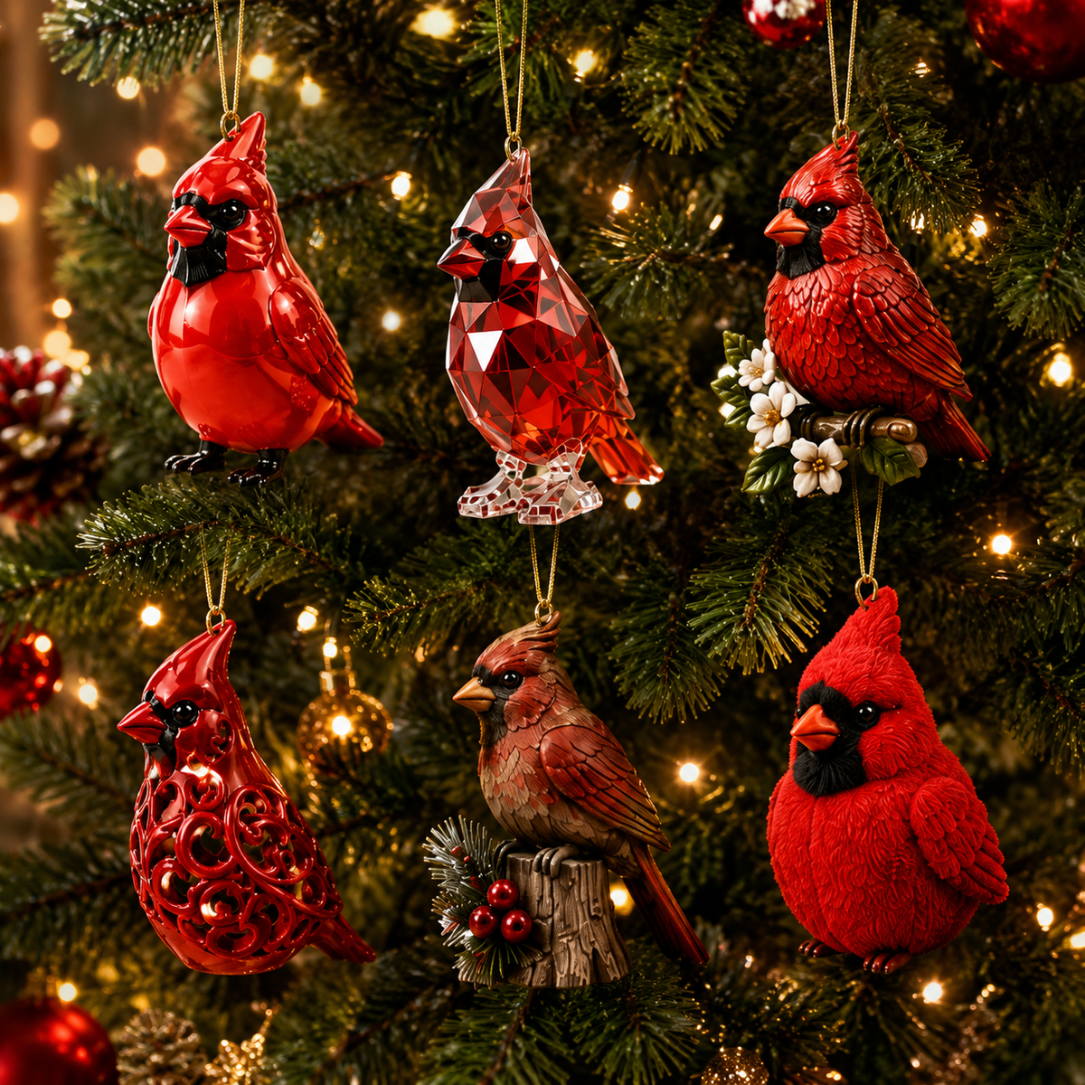 High-quality  model✨Cardinal Christmas 24-Day Countdown Calendar – Limited Anniversary Edition