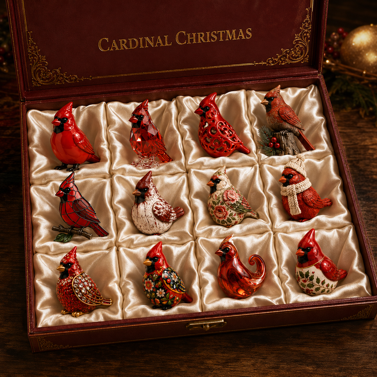 High-quality  model✨Cardinal Christmas 24-Day Countdown Calendar – Limited Anniversary Edition